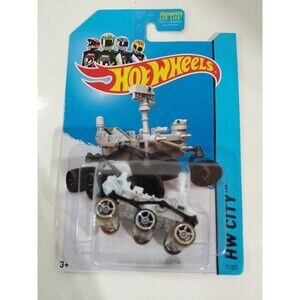 NIP Hot Wheels City Works 1:64 Die Cast Mars Rover Curiosity Space Vehicle